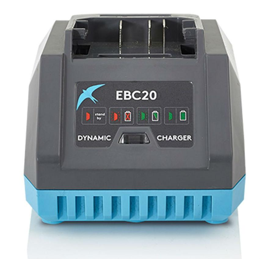 Cargador dinámico - Swift EBC20, 40V, Carga rápida, Protección baja tensión, Diseño compacto