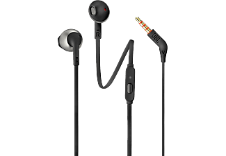 JBL T205 fülhallgató, fekete