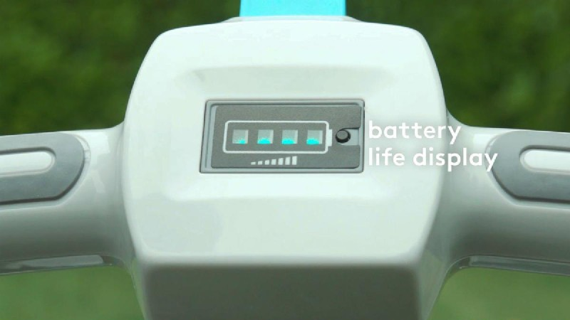 Cortacésped - Swift EB137C2, Motor digital, Autoregulado, 40 L, Con batería y cargador