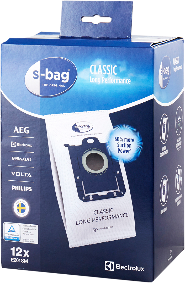 ELECTROLUX E201SM S-Bag Classic Sacchetto di polvere MediaMarkt
