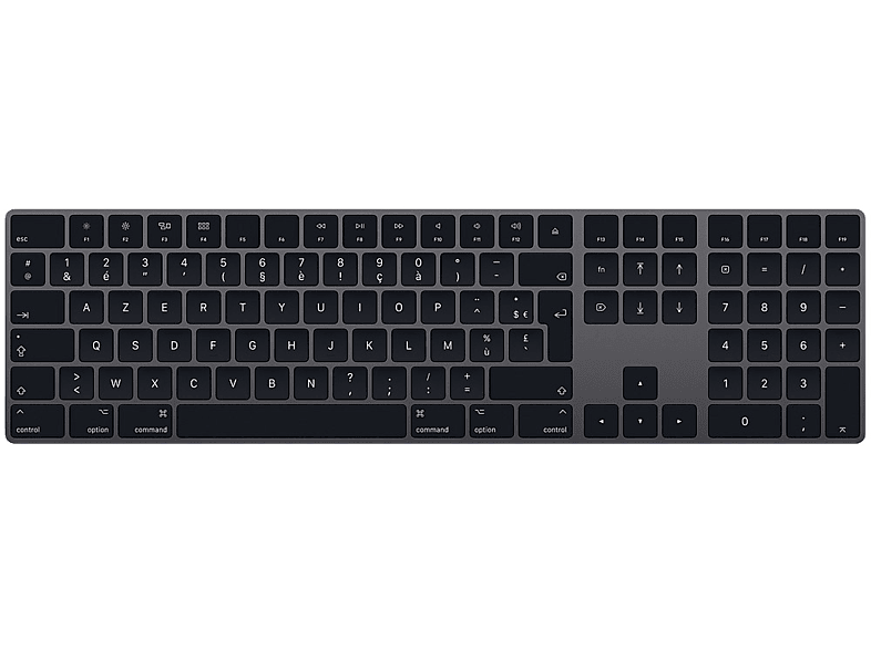 APPLE Magic Keyboard met numeriek toetsenblok Space Gray AZERTY FR (MQ052F/A)