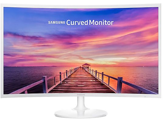 SAMSUNG C32F391, blanc - Moniteur, 32 ", Full-HD, Blanc