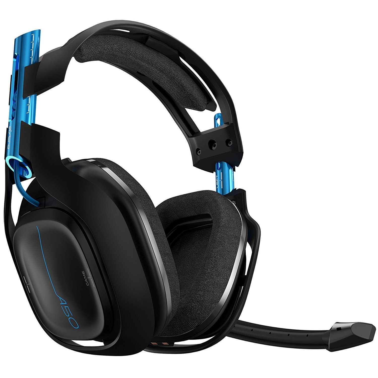 Auriculares gaming - Astro A50 y estación base para PlayStation, Negro y Azul