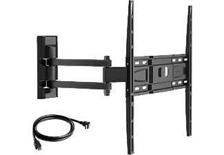 MELICONI FM-400 32-80" dupla karos dönthető/forgatható fali konzol ráadás 90 fokos HDMI kábellel