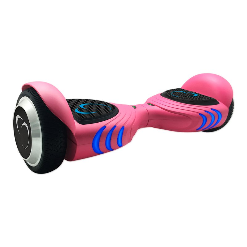 Hoverboard - SmartGyro X4, 2 x 250 W, 6.5'', 12 km/h, LED, Rosa