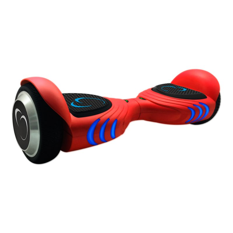 Hoverboard - SmartGyro X4, 2 x 250 W, 6.5'', 12 km/h, LED, Rojo
