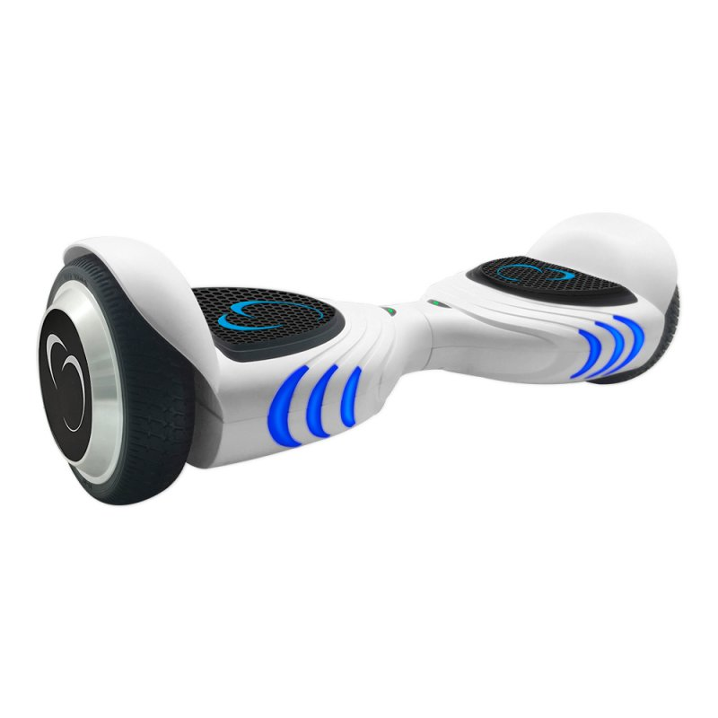 Hoverboard - SmartGyro X4, 2 x 250 W, 6.5'', 12 km/h, LED, Blanco