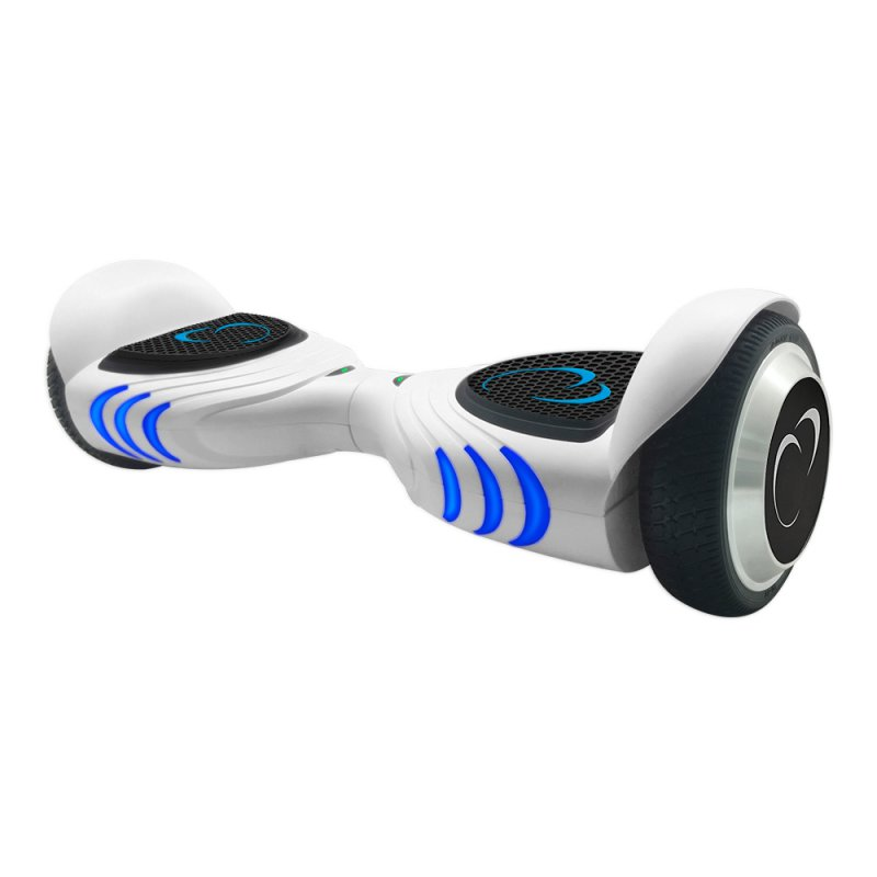 Hoverboard - SmartGyro X4, 2 x 250 W, 6.5'', 12 km/h, LED, Blanco