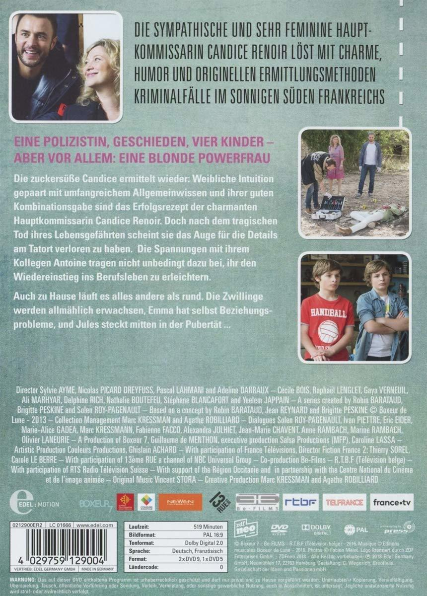 DVD-Cover mit Frau und Mann, Text in Deutsch, der ein Krimidrama beschreibt.