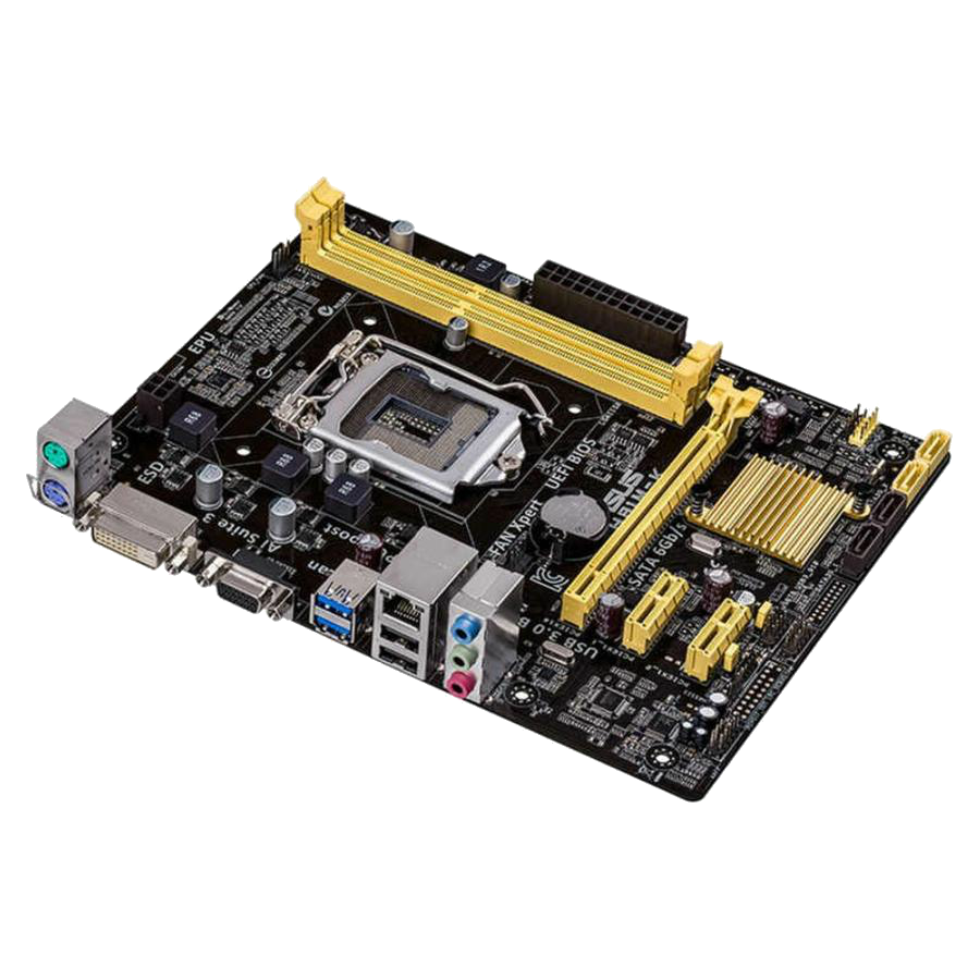 Placa Base - ASUS H81M-K Socket 1150, Micro ATX / H81, 2x DDR3, PC-1600, USB 3.0, SATA3, UEFI Bios