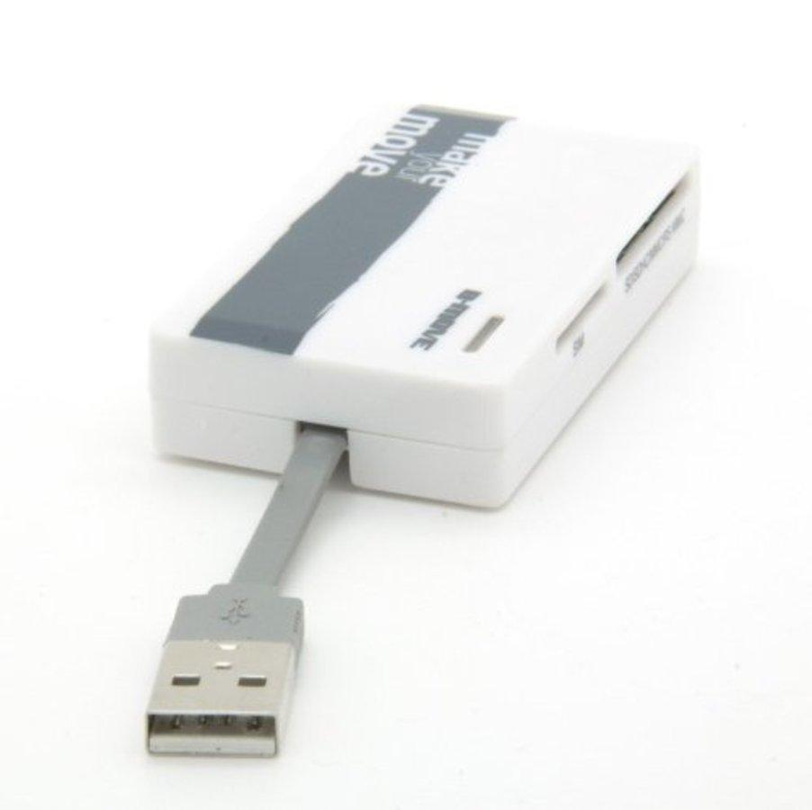 Lector de DNI y tarjetas - B-Move BM-CR06, 66 en 1, indicador LED, color blanco