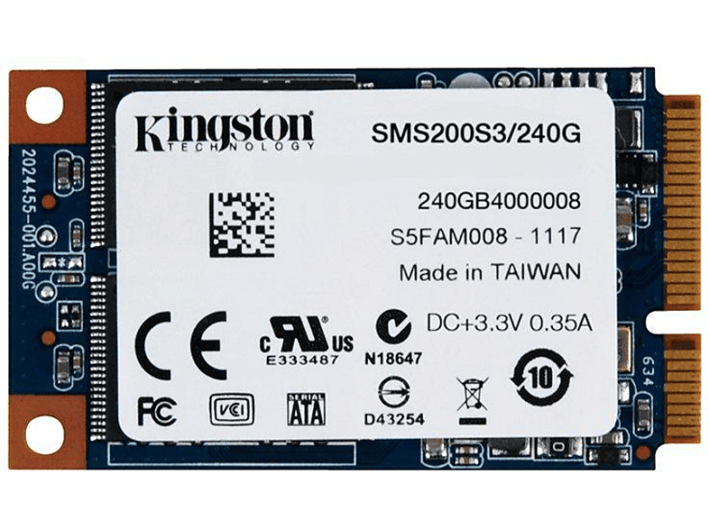 Kingston SSDNow mS200 | Unidad en estado sólido - 240 GB - interno - mSATA