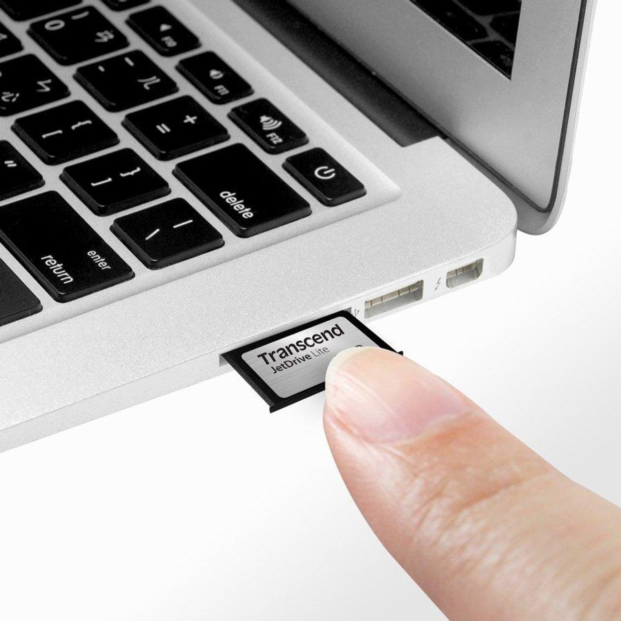 Tarjeta memoria 128GB - Transcend JetDrive Lite 330 para MacBook Pro