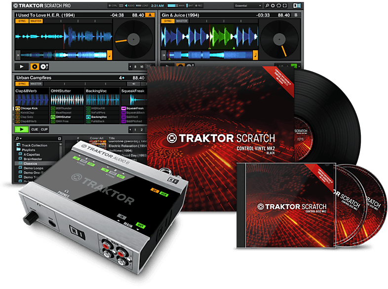 Sistema de vinilo digital | Native Instruments Traktor Scratch A6