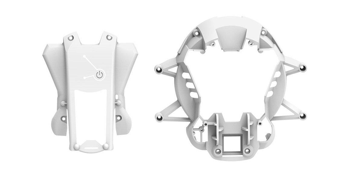 Carcasa superior para Jumping Sumo - Parrot, blanco