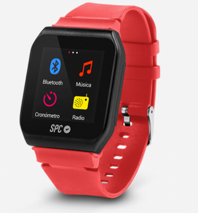 Reloj MP3 - SPC Internet 8564P Sport Watch, Pantalla táctil, Bluetooth