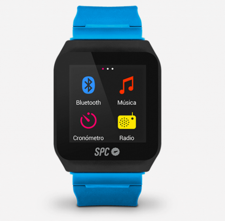 Reloj MP3 - SPC Internet 8564P Sport Watch, Pantalla táctil, Bluetooth