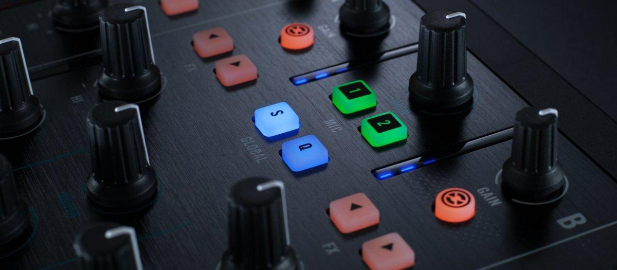 Controladora DJ - Native Instruments Traktor Kontrol S8, Mezclador independiente, 4 canales