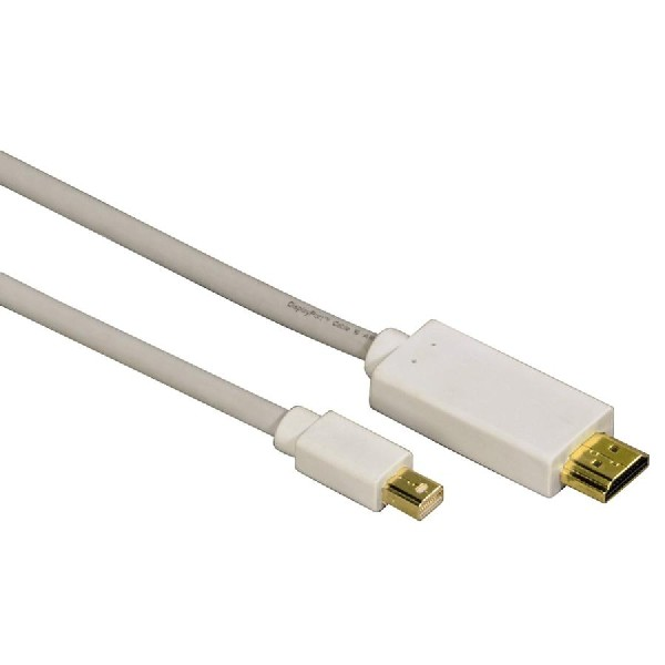 Cable - Hama 00053220 HDMI Mini DisplayPort Gris, blanco