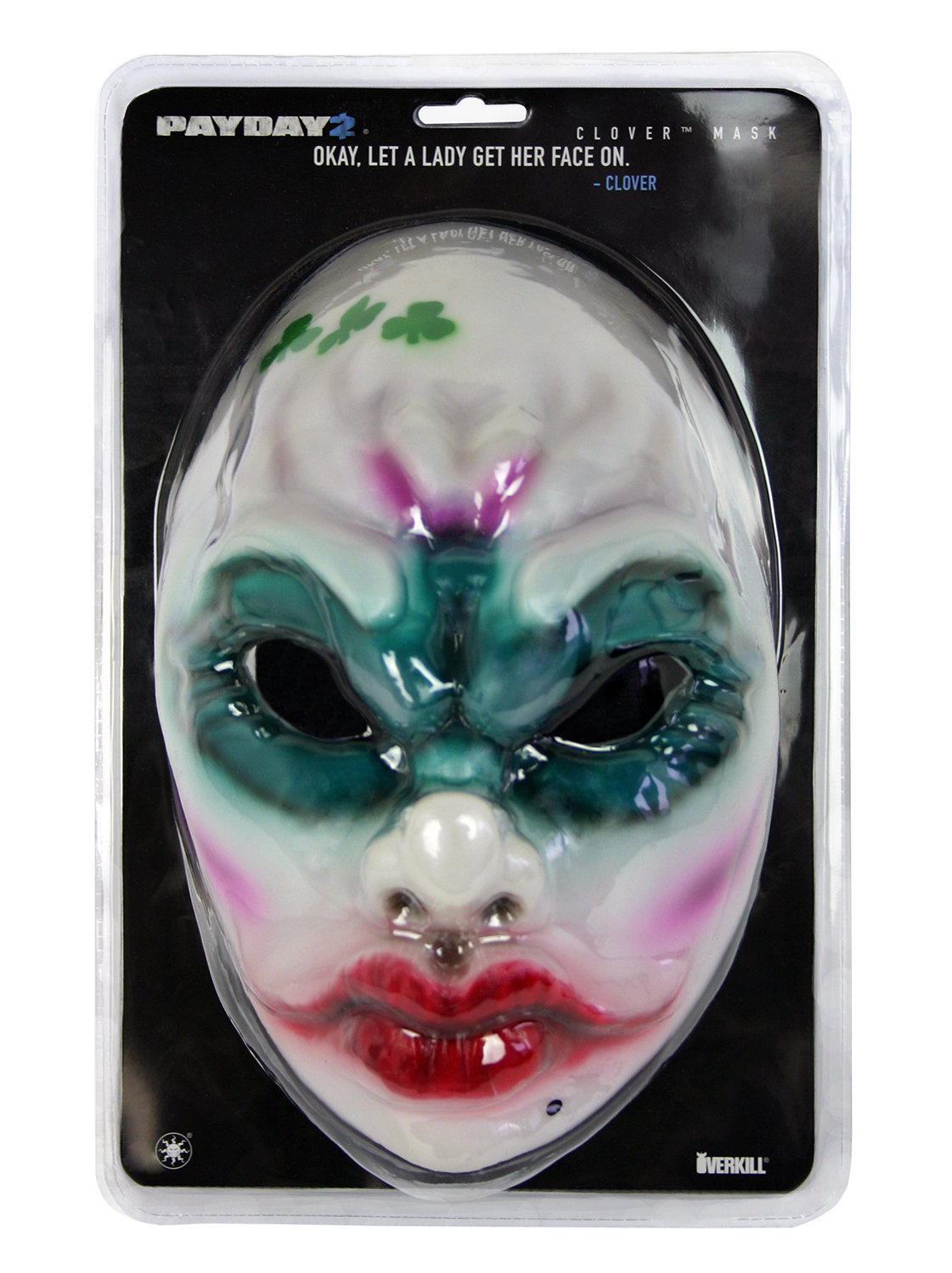 Maske 2 GAYA Face Clover Payday ENTERTAINMENT Mask