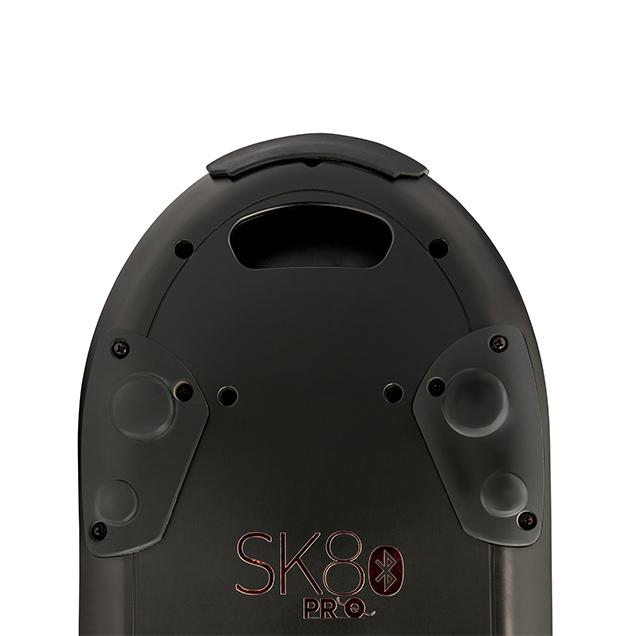 Skateboard eléctrico - SK8 PRO NEGRO, Bluetooth, Altavoz, 18 Km/h, Mono rueda