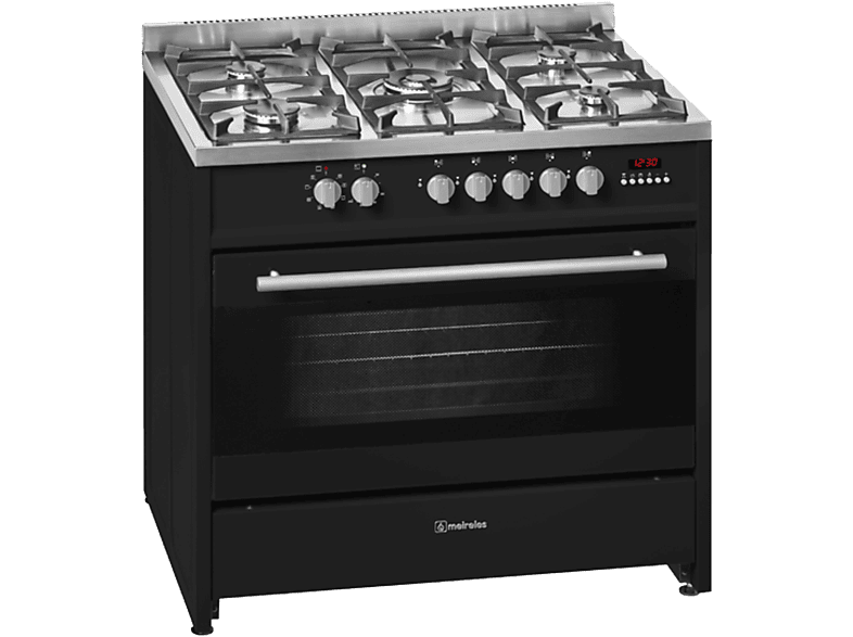 Cocina Meireles 911 bl 121 l gas butanopropano negro de con horno e911bl encimera a e911 5 90