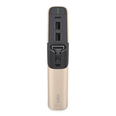 Belkin MIXIT Power Rockstar 6600, negro y oro