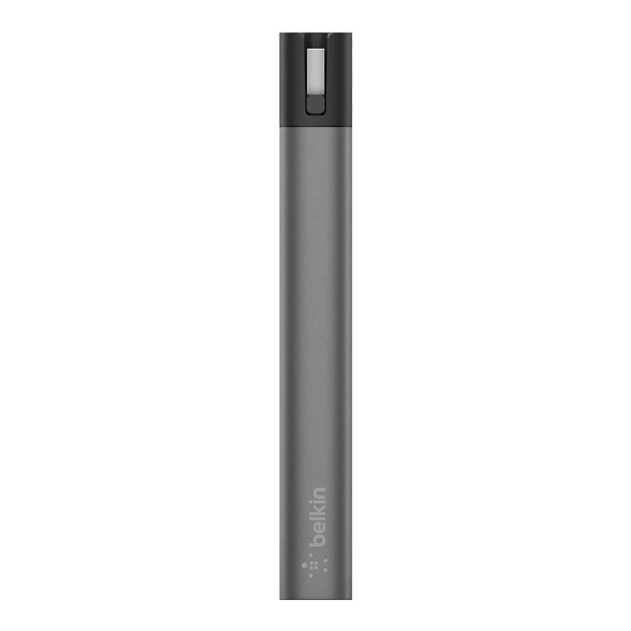 PowerBank - Belkin Power RockStar 10000, 2 puertos USB, 10000 mAh, gris