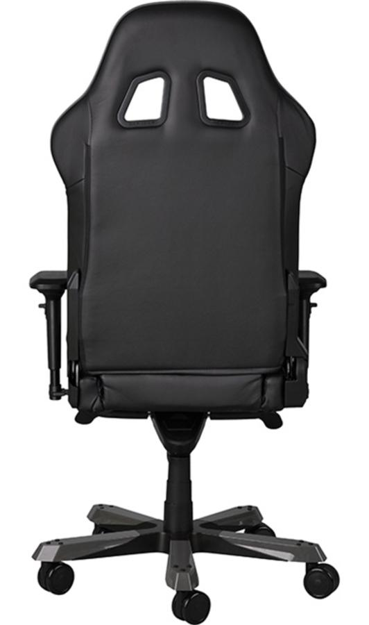 Silla gaming - DXRacer OH/KS28/NG (Serie King), Cojines, Respaldo Inclinable, Negra