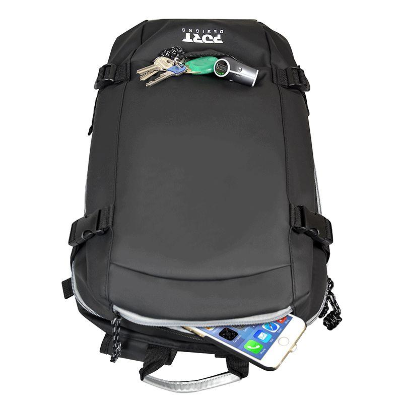 Port Designs 135062 Poliuretano, Caucho Gris mochila