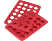 KAISER Forme d'étoile cannelle - Poêle à frire (Rouge)