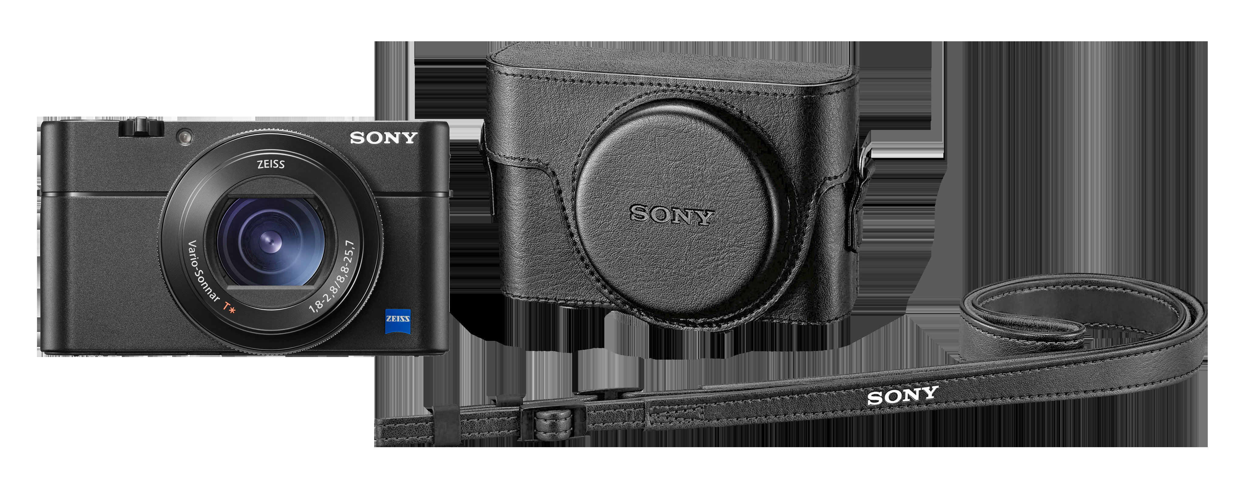 SONY Cyber-shot DSC-RX100 VA Zeiss KIT NFC Digitalkamera Schwarz, 2.9x opt. Zoom, Xtra Fine/TFT-LCD, WLAN