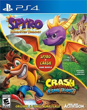 PS4 Spyro: Reignited Trilogy + Crash Bandicoot: N-Sane Trilogy
