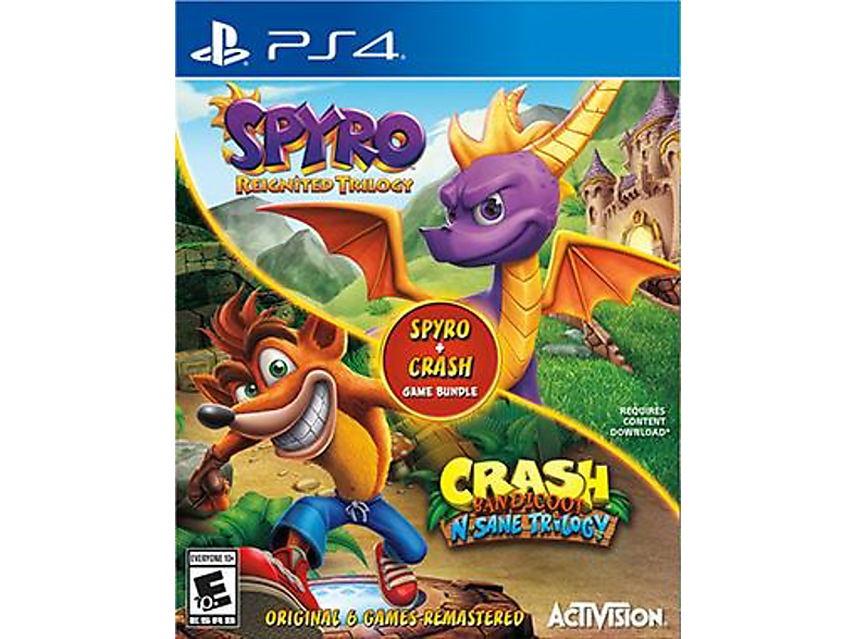 lanzar excepto por cosa PS4 Spyro: Reignited Trilogy + Crash Bandicoot: N-Sane Trilogy