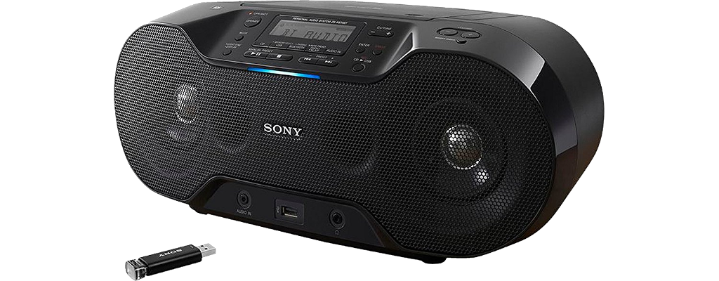 SONY ZS-RS70BTB hordozható CD-s rádió bluetooth funkcióval