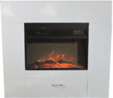 Elektrokamin MDF-Umrandung hochglanz weiß B991570