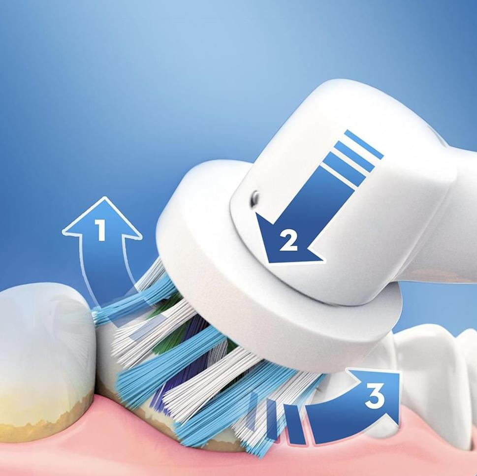 Cepillo eléctrico - Oral-B PRO 2900 Duplo, 2 modos, Limpieza 3D, Recargable, 2 cepillos, Negro