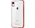 X-DORIA iPhone XS/X ultravékony áttetsző szilikon piros tok (3X2C3203B)