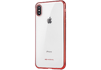 X-DORIA Outlet iPhone XR ultravékony, áttetsző szilikon metálpiros tok (3X3C1803A)