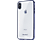 X-DORIA iPhone XR ultravékony, áttetsző szilikon metálkék tok (3X3C1806A)