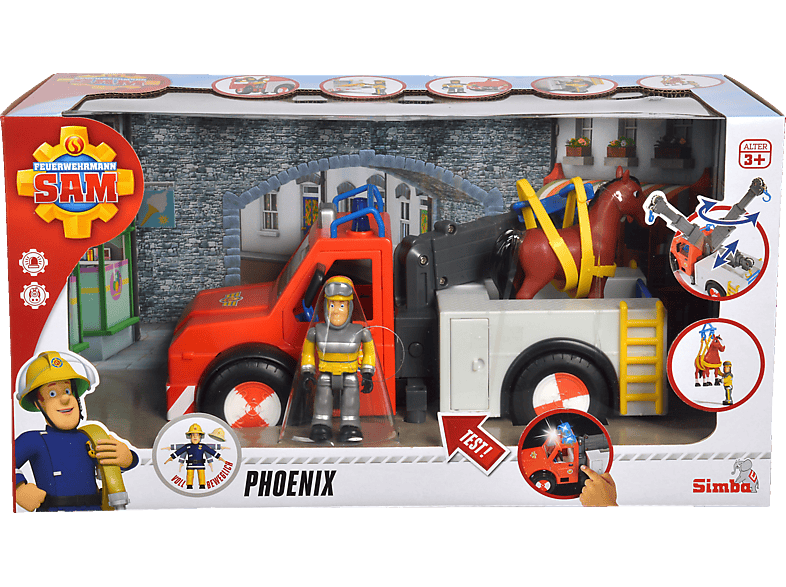 und Phoenix Sam TOYS Pferd Figur Spielzeugauto mit SIMBA