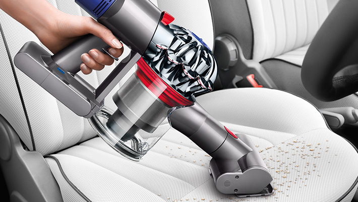 DYSON V8 Total Clean - Steelstofzuiger incl. kruimelzuiger - Accuduur 40 min - Max zuigvermogen 115 W - Rood