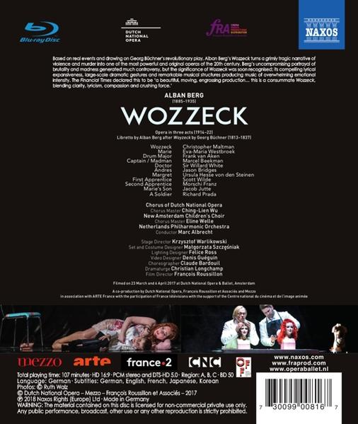 Albrecht/Netherland Philharmonic Orchestra/+ - Wozzeck (Blu-ray) 