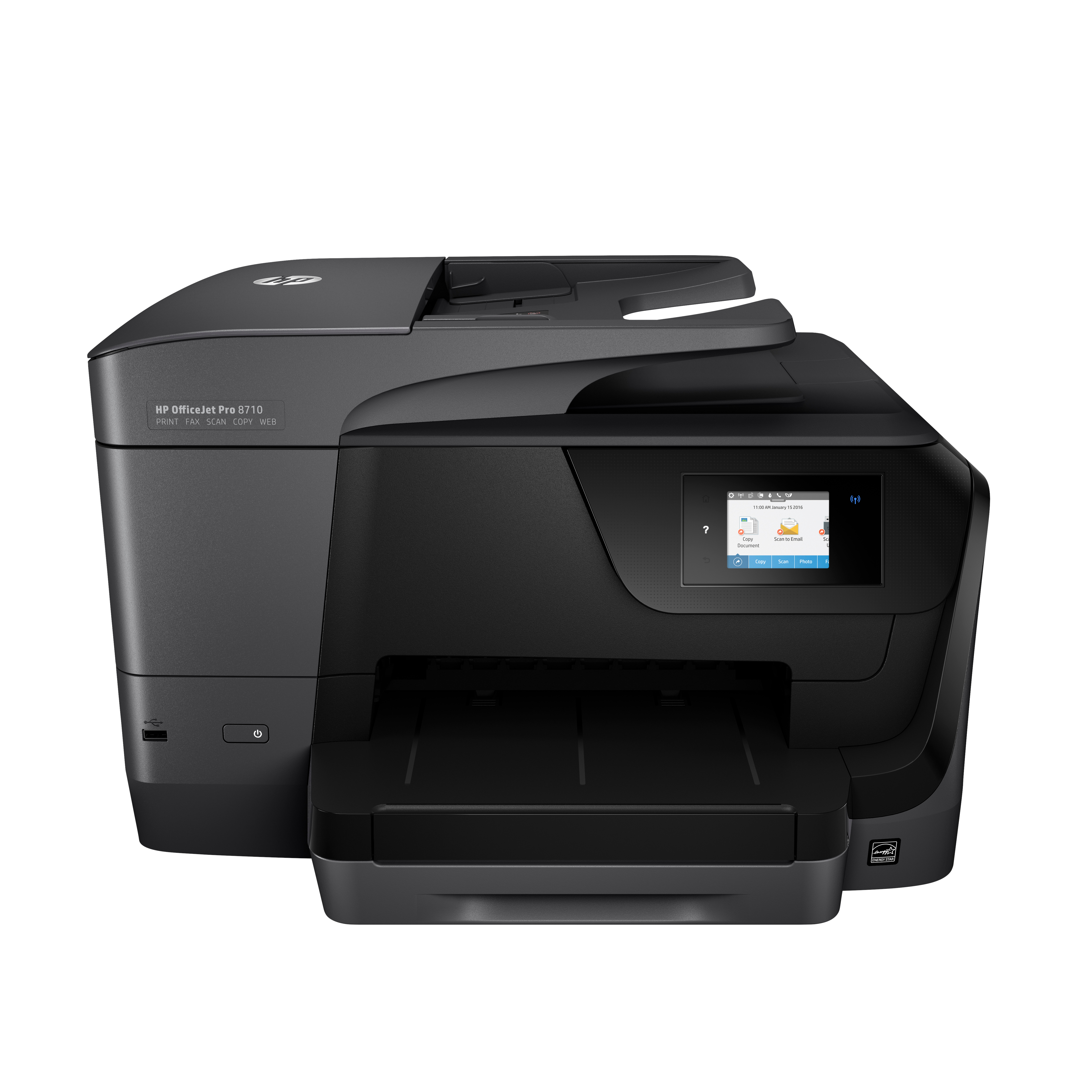 Impresora multifunción - HP Officejet PRO 8710, Doble cara automático, WiFi, Ethernet, USB