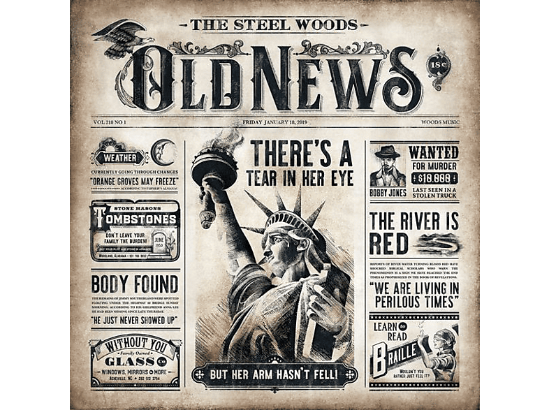 The Steel Woods - Old News (2LP)  - (Vinyl)