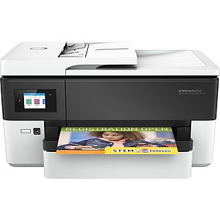 HP Multifunktionsdrucker OfficeJet Pro 7720 Wide, Tinte, weiß/schwarz (Y0S18A)