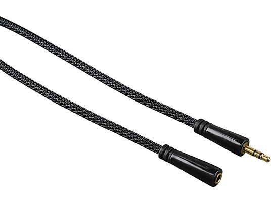 HAMA Connettore jack da 3,5 mm - Cavo di prolunga audio (Nero)