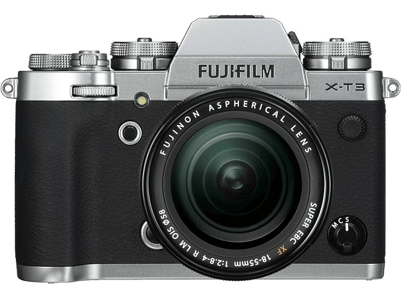 FUJI Hybride camera X-T3 Zilver + 18-55 mm (D10903-SK)