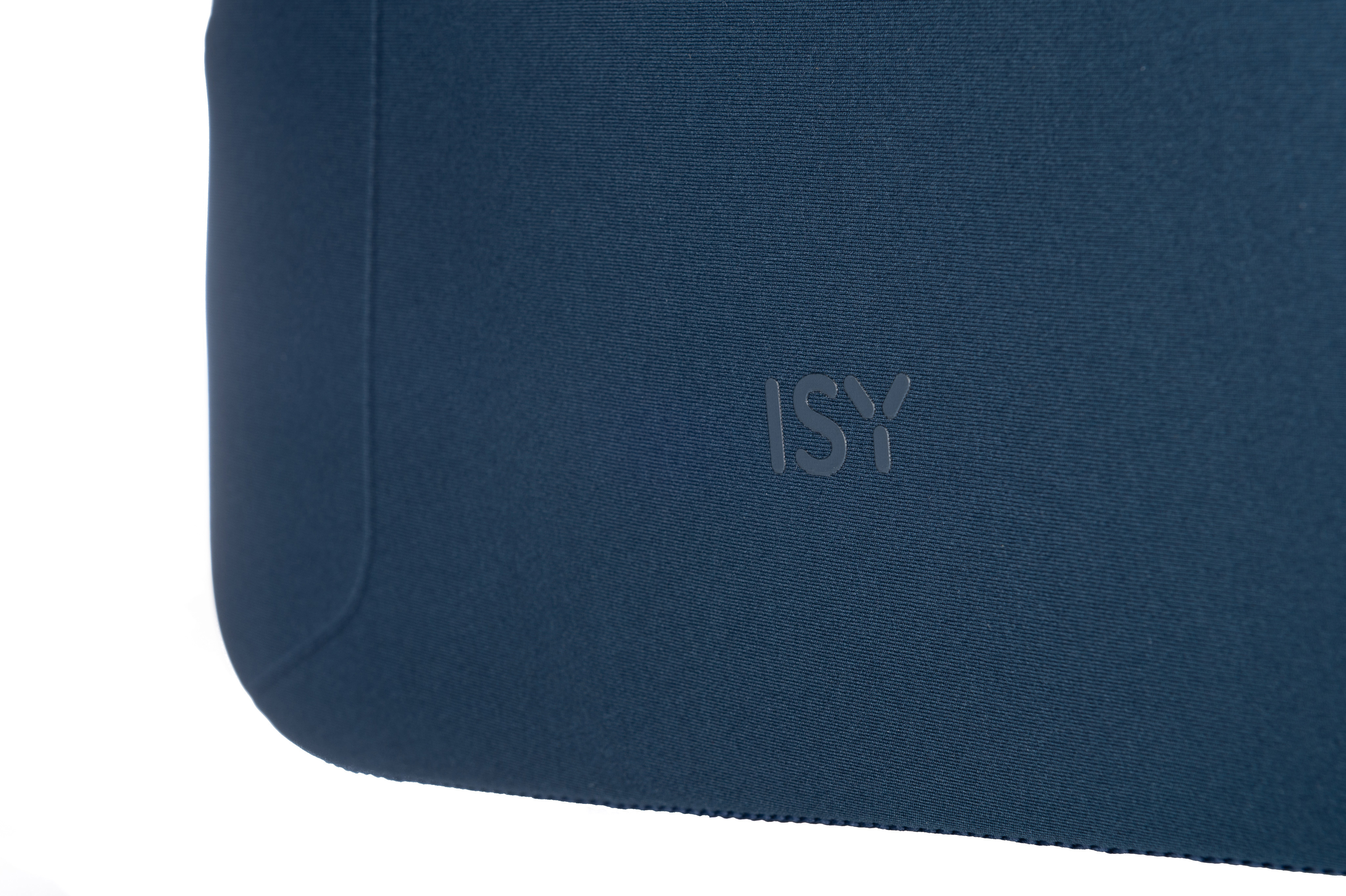 ISY INB-1112 Notebooktasche für Polyester, 100% Sleeve Blau Universal