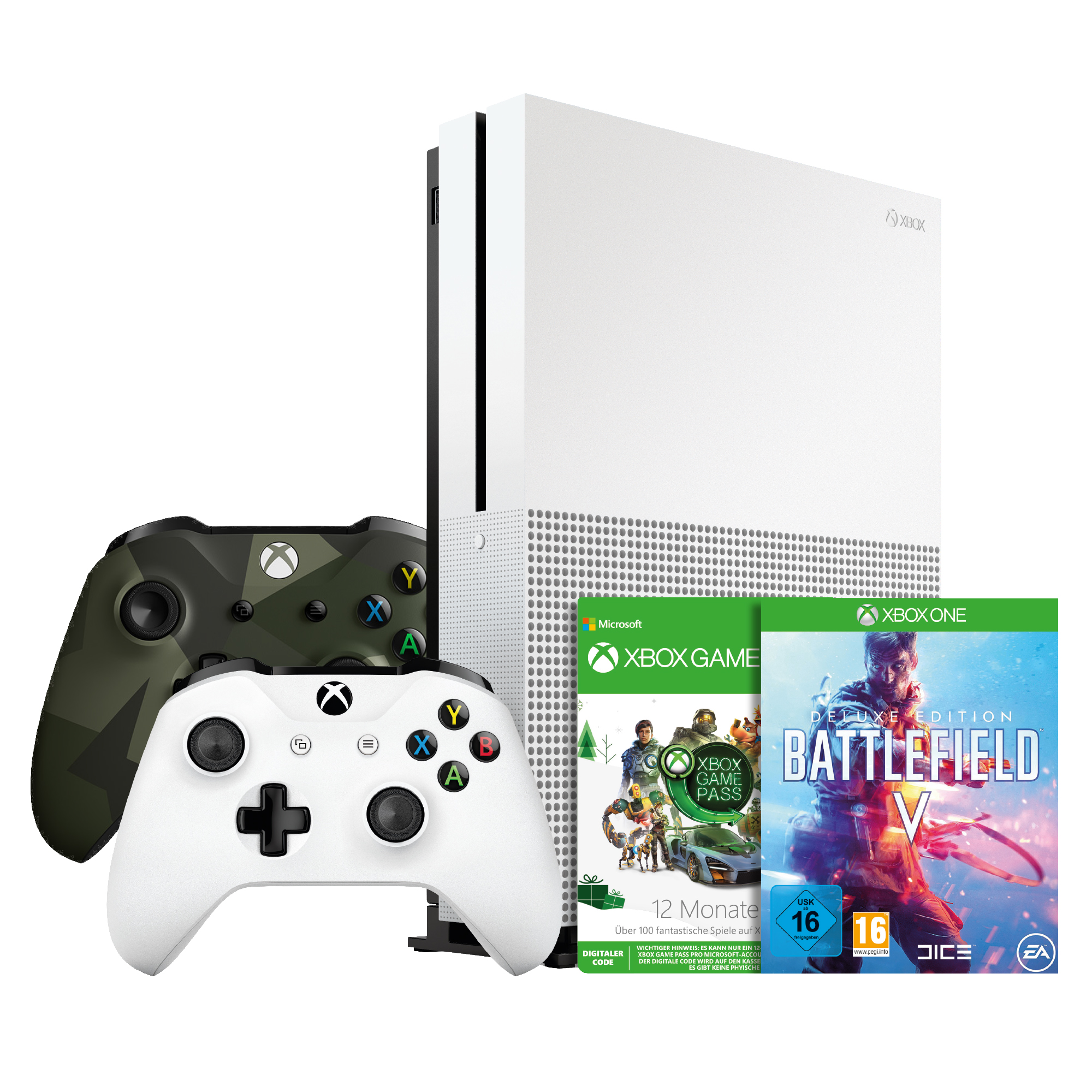 MICROSOFT XBOX ONE S 1TB Sparket mit über 100 Spielen
